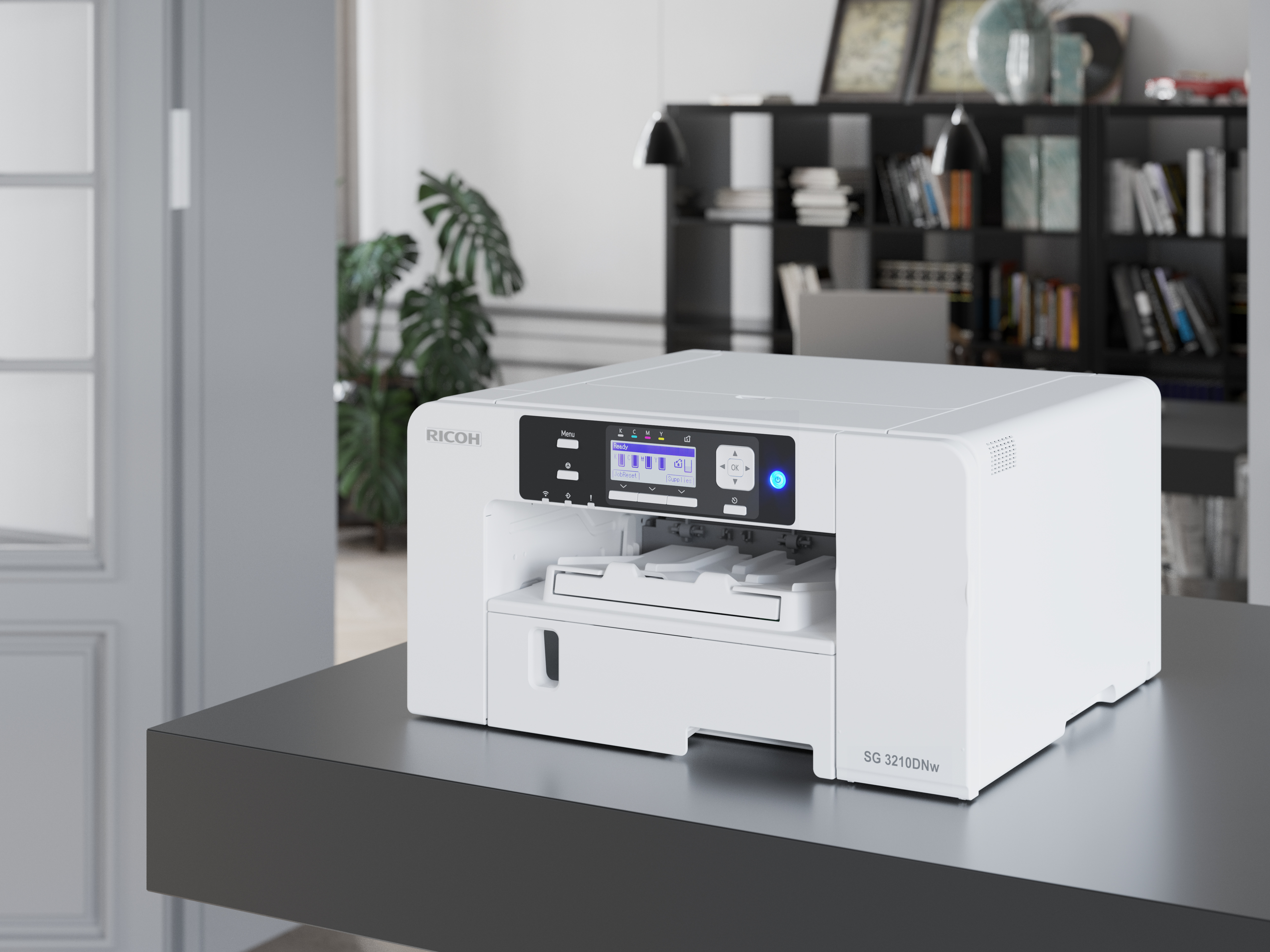 Der neue GelJet-Drucker SG 3210DNw unterstützt Remote-Working