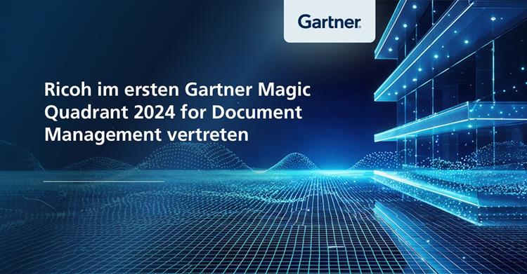 Ricoh recognised by Gartner® in its first 2024 Magic Quadrant™ for Document Management